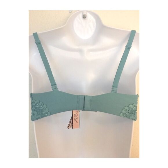 NWT VS Aqua Body By Victoria Unlined Demi Bra - Picture 2 of 2